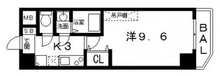 サンエスパシオ美園【9階】の間取り