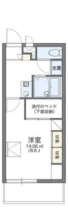 レオパレス中町【1階】の間取り