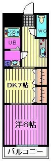 プチロワイヤル壱番館【2階】の間取り