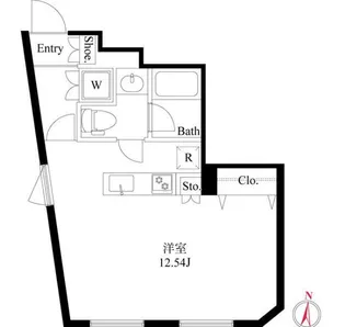 メゾンベルヴィ下北沢【4階】の間取り