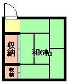 山田荘【1階】の間取り