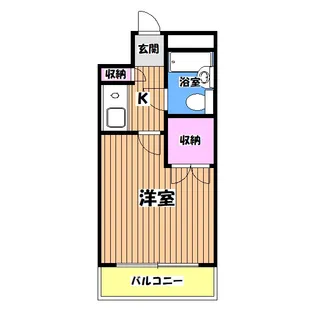 キャトルセゾン清新【1階】の間取り