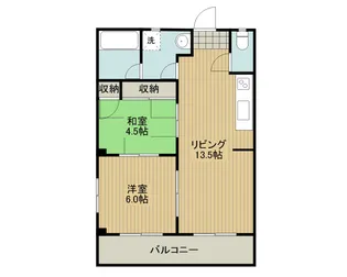 ニューメゾン石川【3階】の間取り