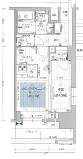 プレサンス ロジェ 丸の内 CENTRAL CASA【2階】の間取り