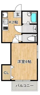 コートINOKATA【1階】の間取り