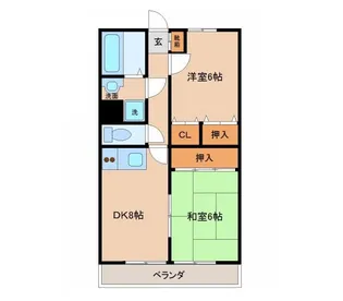 セントーレアI【1階】の間取り