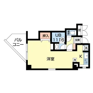 サンフローラ丸太町【6階】の間取り