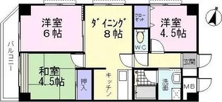 ツカサビル【5階】の間取り