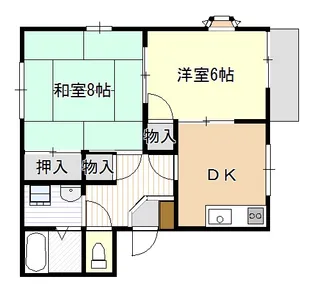 ファーブルA【1階】の間取り