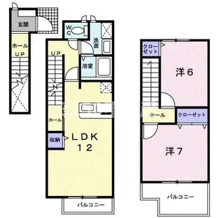 メニープログレスA【2階】の間取り