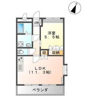 ダンデライオン【2階】の間取り