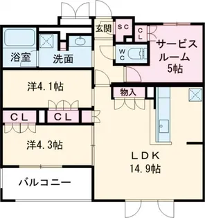 nido SAKURAGAOKA【1階】の間取り