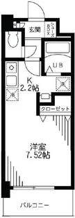 PRIM ROSE M壱番館【3階】の間取り