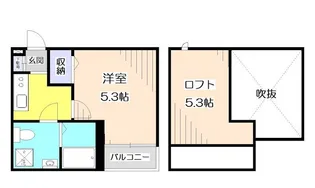 カスミ美原町【1階】の間取り