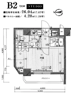ルーブル錦糸町弐番館【5階】の間取り