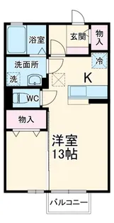 グランモア新豊 A棟【1階】の間取り