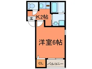 スカイヒルズ【3階】の間取り