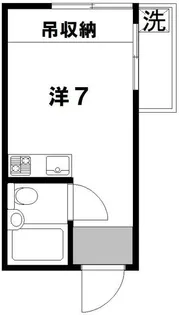 ホワイトハイム【1階】の間取り