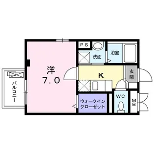 Villa wisteria【1階】の間取り