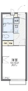 レオパレスよねづ【2階】の間取り