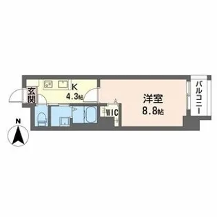 グランテラス港【2階】の間取り