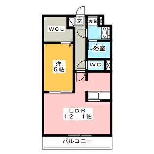 ガーデンテラス西川口【1階】の間取り