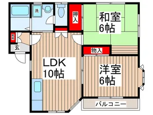 ドミール21【1階】の間取り