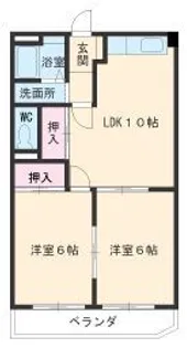 ラトゥール割塚【3階】の間取り