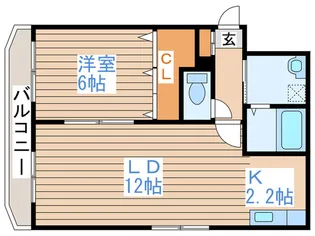 ミレニアムハイツ【3階】の間取り