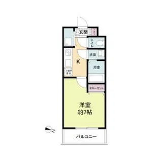 エルシア池田【8階】の間取り