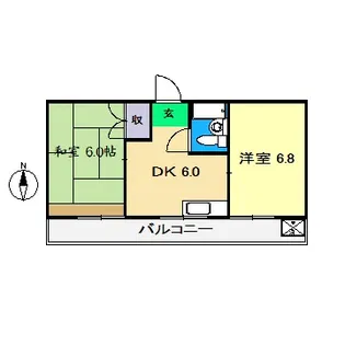 グランドパーク桜井町【3階】の間取り