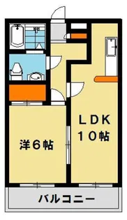 レジデンス桜田【2階】の間取り
