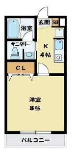 パークハイムIII【1階】の間取り