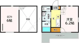 chalet東船橋【2階】の間取り