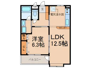 ソシアII(久保一色)【2階】の間取り