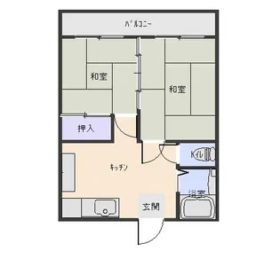 吉澤マンション【3階】の間取り
