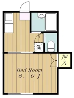 アレイ古淵2番館【2階】の間取り