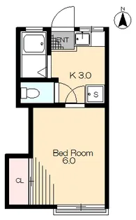 マツダハイツ【1階】の間取り