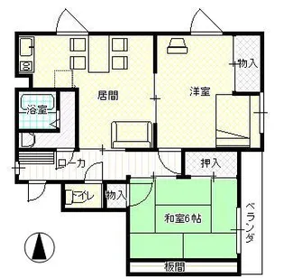 広島県東広島市西条昭和町【マンション】の間取り