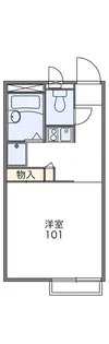 レオパレスHIRAKO【1階】の間取り