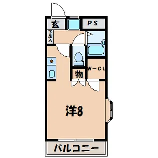 グラシアス・カザマ【2階】の間取り