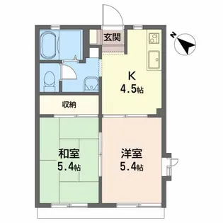 ディアコートもみじヶ丘【1階】の間取り