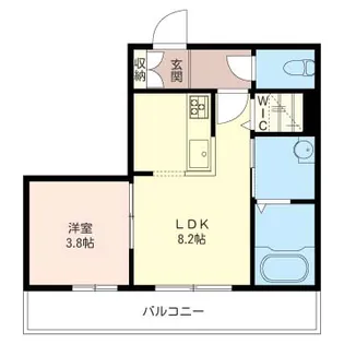 シャーメゾン BoaSorte(ボアソルテ)【2階】の間取り