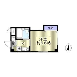 大沼第二ビル【4階】の間取り