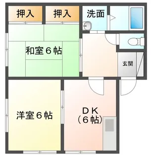 ユニバーサルコーポ【2階】の間取り