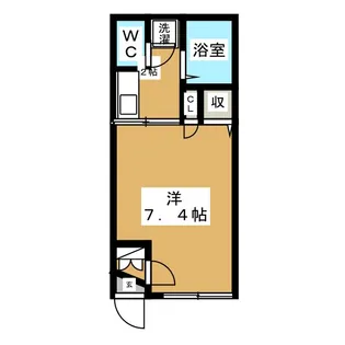 コーポ熊谷【1階】の間取り