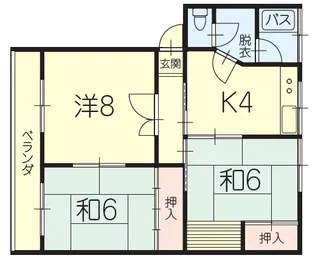 杉並ハイツ【2階】の間取り