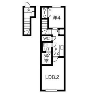 ダンケ【2階】の間取り