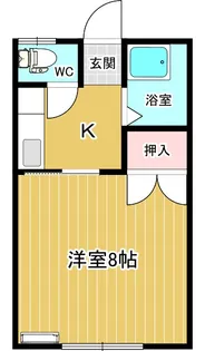 ウッドハウスヤマイチ【1階】の間取り