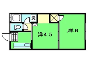 rocco東谷山【2階】の間取り
